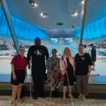 Daniel at the London Aquatic Centre