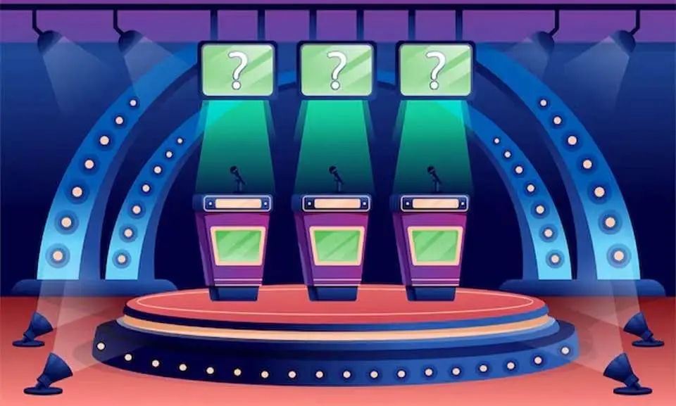 Quizshow Set backdrop
