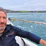 Adam Benjamin at sea.